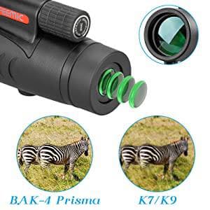 Monocular Telescope High Power 8x42 Monoculars Scope Compact Waterproof Fogproof Shockproof with Hand Strap for Adults Kids Bird Watching Hunting Camping Hiking Travling Wildlife Secenery