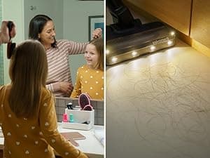 Bissell PowerClean FurGuard 280W Self-Standing Cordless Vacuum w/Self-Cleaning Brush Roll, Strong Suction, Removeable Battery, Wall Mount, Upholstery Tool & Bright Headlights