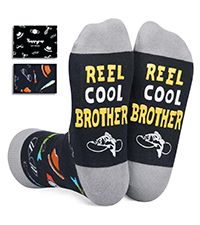 HAPPYPOP Novelty Family Gifts - Gifts For Son Uncle Brother Grandson Nephew, Funny Men Socks