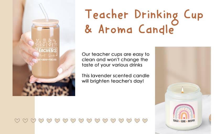 Ithmahco Teacher Appreciation Gifts for Women, Funny Teacher Christmas Gifts Supplies for Best Daycare, Preschool, Kindergarten, Music, Assistant Teachers from Students, End of Year Thank You Gift