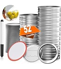 M11 Electric Mason Jar Vacuum Sealer Kit - with Wide and Regular Mouth Mason Lids, Jar Vacuum Sealer for Canning Jars, Vacuum Sealing Machine for Food Storage Black