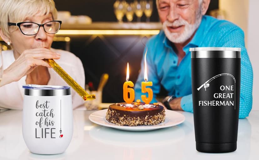 Wedding Anniversary for Couple Friend Lovers Cups Stainless Steel Wine Tumbler Travel Mug with Straw and Lid,2 Pack (4.blackwhite)