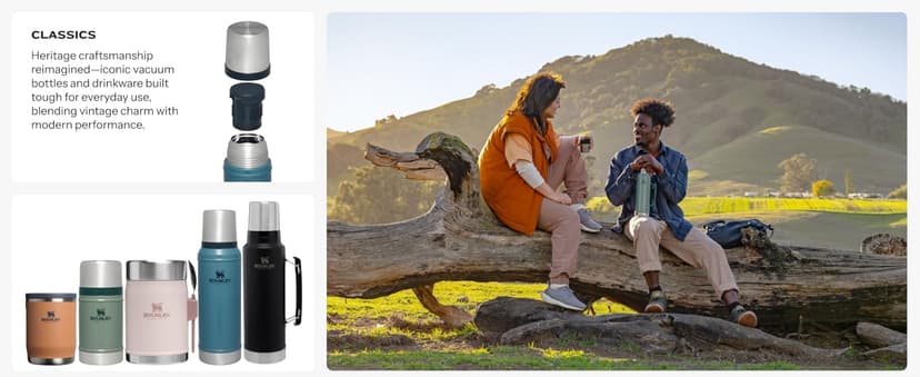 Stanley Stay-Chill Beer Stein 24 oz | Heavy Duty Big Grip Handle | Beer Tumbler Drink Cup, Holds 2 Cans | Insulated Stainless Steel Party Mug | BPA-Free