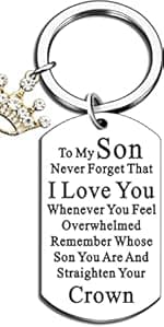 Daughter Gifts From Mom Dad To My Badass Daughter Keychain Valentines Day Gifts for Daughters Birthday Gift For Step Daughters Her From Mother Father Mothers Day