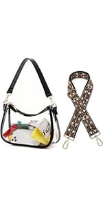 Shoulder Bags for Women, Cute Hobo Tote Handbag Mini Clutch Purse with Zipper Closure