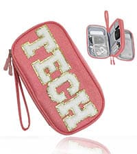 COSHAYSOO Green Belt Bag Crossbody Initial Fanny Pack Preppy Trendy Stuff for Teen Flower Girls 5 6 7 8 9 10 Year Old Personalized Cute Wedding Party Bridesmaid Birthday Easter Gift Letter M