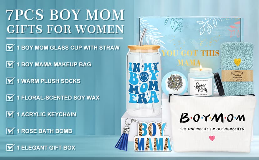 Boy Mom Gifts for New Mom Gifts for Women After Birth Pregnancy Gift for Expecting Moms New Mommy Essentials Boy Mama Gift for First Time Moms Essentials