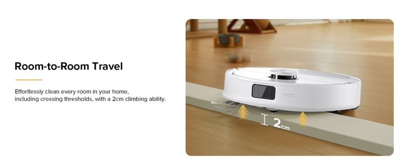 roborock Q7 M5+ Robot Vacuum and Mop, Upgraded from Q5 Max+, Up to 7-9 Weeks Self-Empty, 10000Pa Suction, Dual Anti-Tangle System for Pet Hair & Carpet, PreciSense LiDAR Navigation, App Control, White