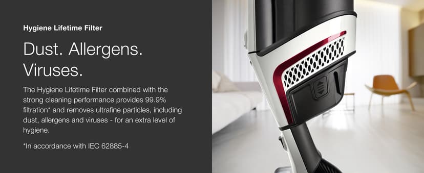 Miele Triflex HX1 3-in-1 Cordless Stick Vacuum Cleaner with XXL Multi Floor Electrobrush, Lotus White – 11423870