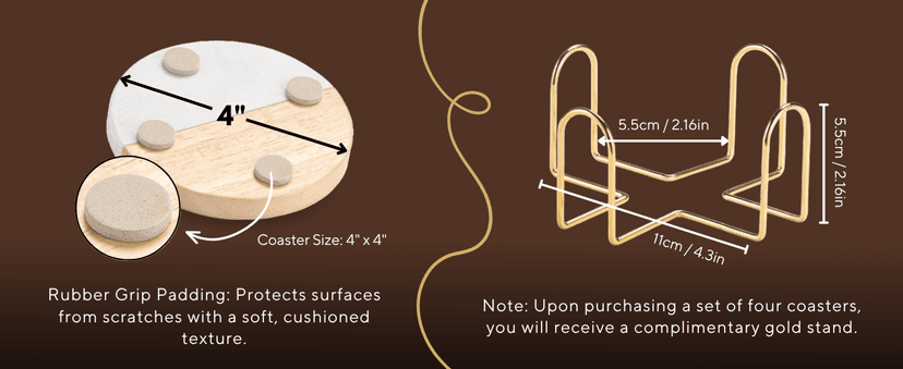 Personalized Coasters, Wedding Gift for Couple, Custom, Premium Craftsmanship Durability Tested, Custom Bar Coasters for Drinks with Monogram Engraved, Great Newlywed