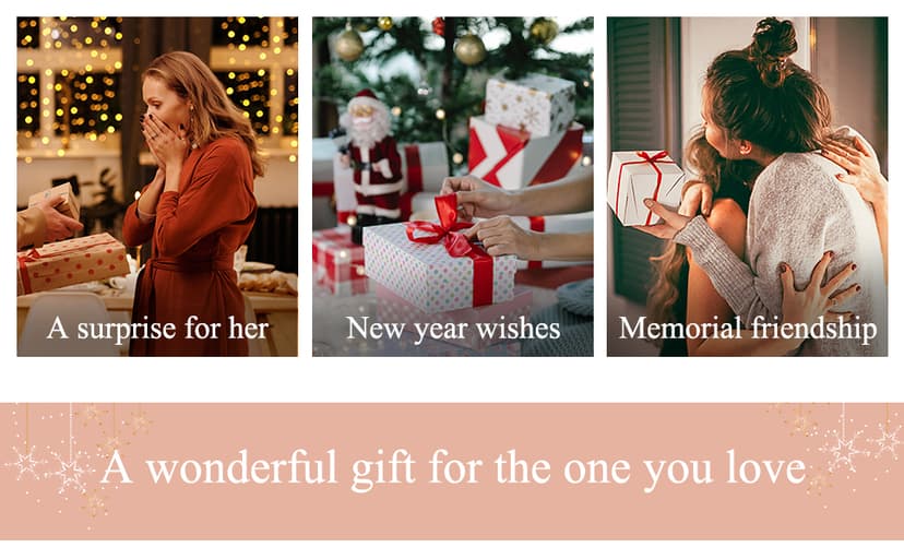 PUDDING CABIN Birthday Gifts for Friends Female Ring Trinket Dish - “Good Friends Are Like Stars You Don't Always See Them But You Know They Are Always There” Friendship Gifts for Women Friends