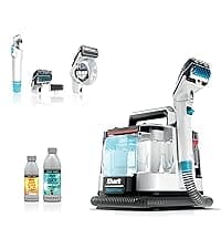 Shark StainStriker Portable Carpet Upholstery & Area Rug Cleaner, Bonus XL Tool & Full-Size Cleaning Solution, Stain & Odor Remover, Perfect for Car Interiors, 4 Cleaning Tools, Nordic Blue, PX202BRN