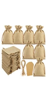 Hopttreely 100PCS Premium Sheer Organza Bags, White Wedding Favor Bags, 4x4.72 Jewelry Gift Bags for Party, Jewelry, Christmas, Festival, Bathroom Soaps, Makeup Organza, Wrapping Supplie