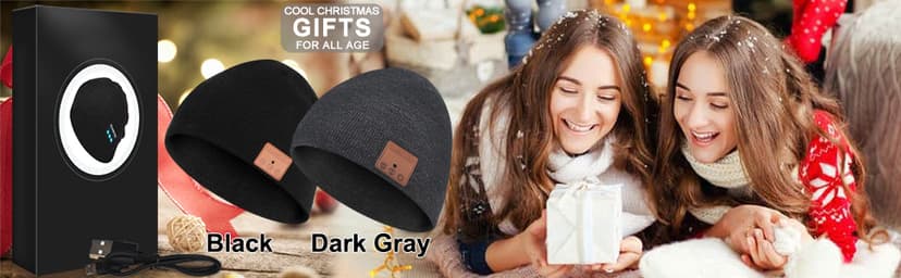 Bluetooth Beanie Headphones Hat Unique Christmas Tech Gifts