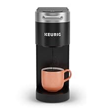 Keurig K-Slim Single Serve K-Cup Pod Coffee Maker, Multistream Technology, 3 Brew Sizes, Slim and Sleek Design, 46oz Removable Reservoir, Black