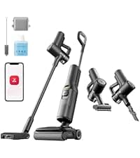 roborock F25 GT Vacuum Mop All in One, Wet Dry Vacuum Cleaner Cordless, 20000Pa Floor Cleaner Machine for Tile Hardwood Wood Vinyl Floor, Edge to Edge Self Cleaning Electric Mop with 180° Lie-Flat