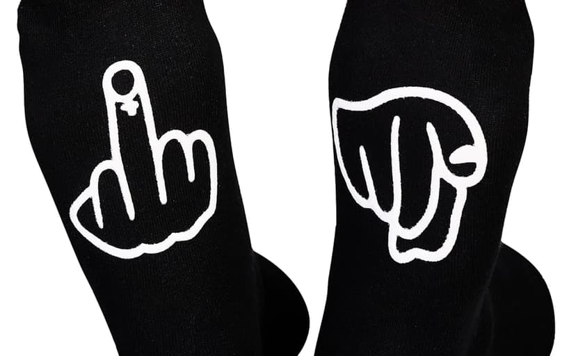 Show off Funny Colorful Novelty Socks ,Gag Christmas Gifts for Men and Women New Year