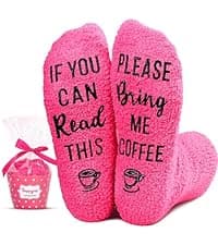 HAPPYPOP Funny Gifts for Women Men - Boba Tea Taco Gifts for Her, Bourbon Coffee Socks