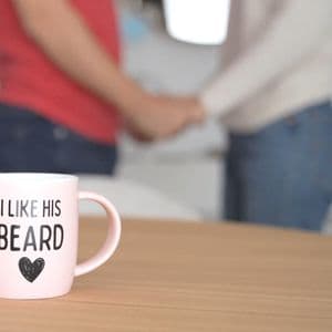 Triple Gifffted Funny Couples Gifts For Christmas, Wedding Anniversary, Engagement, Valentines Day Girlfriend Boyfriend Couple Gift, His & Hers, Bride & Groom, Him & Her, Ceramic, 380ML