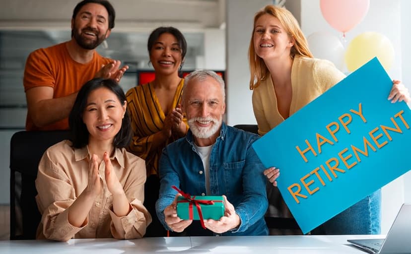 Retirement Gift for Woman, Retirement Gifts for Men Women Farewell Gifts for Coworker Teachers Friends Boss 2025 Leaving Goodbye Best Cool Happy Party Decorations Banner Card Candles