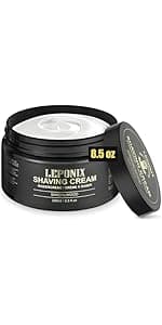 Shaving Kit for Men, Include Safety Razor, Sandalwood Cream, Aftershave, Pre Shave Oil, Shaving Brush and Bowl, Shaving Apron Bib -Unique Gifts for Him Stocking Stuffers