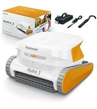 Chasing Hydro 4 SE Pool Vacuum for Inground Pools | Robot Cleaner for Floor, Wall & Waterline | Always Cleaning, Never Charging | 40ft Cord | 4.1L Filter Basket for Inground & Above Ground Pools