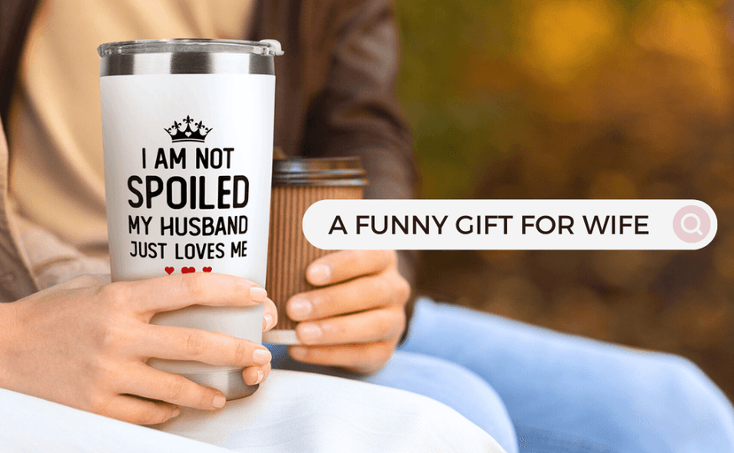 Gifts for Wife - Wife Gifts from Husband - Wedding Anniversary for Women, Valentines, Birthday Gift Ideas, Mothers Day, Christmas Gift for Her - Romantic Cup for Her - 20 Oz White Tumbler