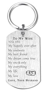 CPLJW Boyfriend Girlfriend BF GF Keychain Gifts for Anniversary Birthday Valentine Wedding Christmas Meaningful Presents