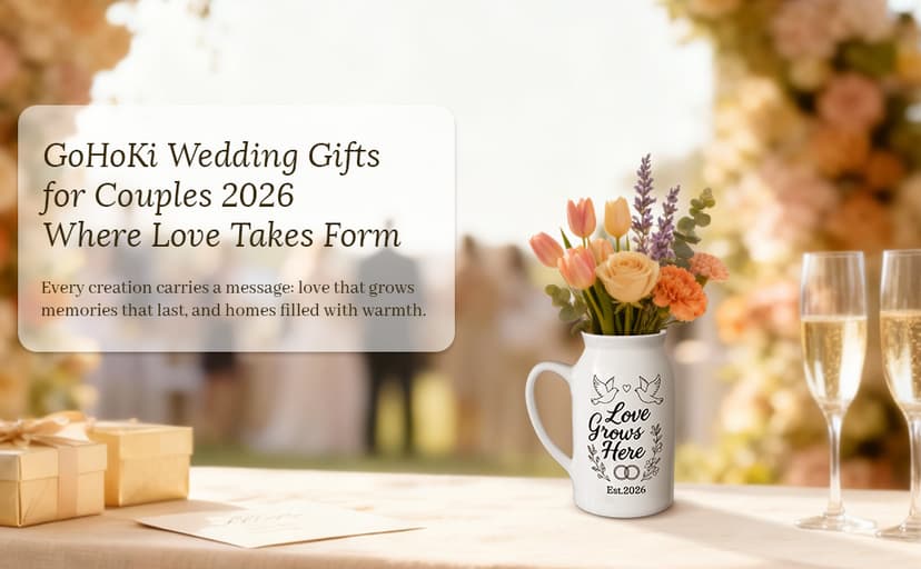 Wedding Gifts for Couples 2026: Love Grows Here & Rings Design - Home Decor Accents for Newlyweds