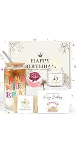 40th Birthday Gifts Women, Gifts for 40th Birthday Woman, 40 Fabulous Gifts, 40 40th Birthday Gifts Ideas, 40 Years Old Gift Baskets, Unique 40th Birthday Gifts for Her Mom Sister Friend Wife Coworker
