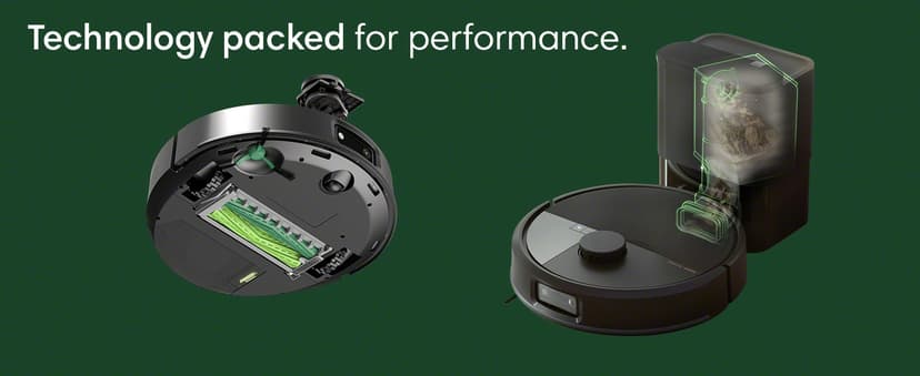 iRobot Roomba Max 705 Vac Robot Vacuum + AutoEmpty Dock - Extreme Power-Lifting Suction, Anti-Tangle Dual Rubber Brushes, Self-Empties, Recognizes and Avoids Obstacles, LiDAR Navigation