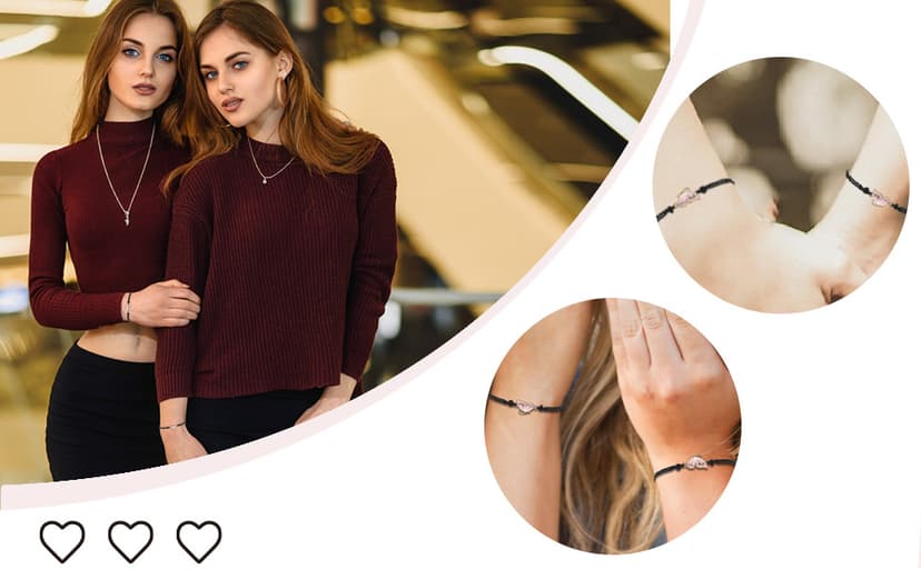 Sisters Gifts from Sister Birthday Graduation Christmas Valentines Galentines Gifts Friendship Matching Bracelets