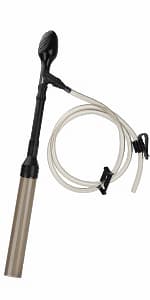 hygger 360GPH Electric Aquarium Gravel Cleaner, 5 in 1 Automatic Fish Tank Cleaning Tool Set Vacuum Water Changer Sand Washer Filter Siphon Adjustable Length 15W