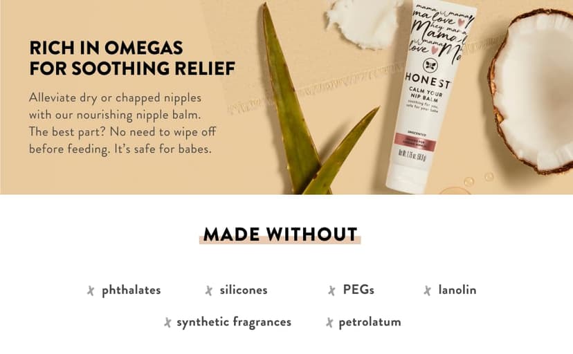 The Honest Company New Mama Care Essentials Gift Set | Hospital Bag Must Haves | Travel Size Nip Balm (0.5 oz), Glow On Body Cream (1 oz), Gotta Glow Face Wash (1.75 fl oz), Reusable Pouch