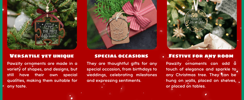 Best Friend Ornaments for Christmas Tree - Bestie Gifts - Friendship Christmas Ornaments - Acrylic Ornament