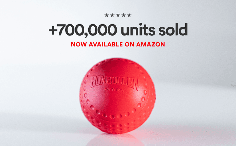 Boxbollen® Boxing Reflex Ball - Celebrity-Endorsed Home Workout Game - App-Connected Punch Counter - Hand Eye Coordination Training Ball - Christmas Gift for Boxers, All Ages - Stocking Stuffer