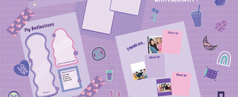 jackinthebox Gratitude Journal Kit for Girls Ages 8-12, 242 pcs, Scrapbooking Journal Set for Teen & Tween Girls,10 Fun Gratitude Exercises, Journal Art & Craft Kit, Ideal Gift for Girls 8 9 10 11 12