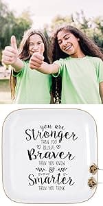 Aunt Gifts: Trinket Dish Ring Holder for Aunts' Christmas, Birthdays, Mother's Day, Valentine's Day, Thanksgiving, Xmas, Weddings