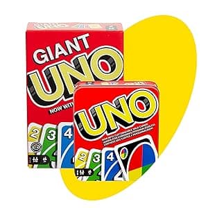 Mattel Games UNO Batman Card Game for Kids, Adults & Family with Collectible Deck & Special Rule Inspired by Batman Comics