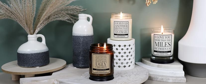 Gift for Best Friend | Thank You for Being My Unpaid Therapist | Scented Candle Gift Idea for Best Friend, BFF, Sister, Mom, Girlfriend, Boyfriend on Birthday, Christmas Candles -Blooming Wildflowers