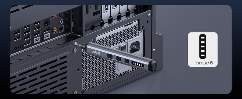 JOREST Mini Electric Screwdriver, Precision Set with 38-in-1 Magnetic Bits, Repair Tool Kit for iPhones, Laptop, Drone, Game Console, Camera, Toys; Stocking Stuffers for Men;Birthday Gift for Father