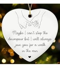 NewEleven Neighbor Gift - Thank You Gifts, Gifts for Neighbors and Friends, Men, Women - Cute Neighbor Ornament for Friend, Neighborhood - Christmas Ornament