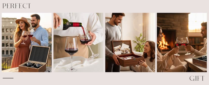 AW BRIDAL Wedding Gifts Bridal Shower Gifts Engagement Gift for Couples Newlyweds Mr & Mrs Wedding Wine Glasses Set of 2 - Wine Opener Wine Stopper with Engraved Wooden Keepsake Box