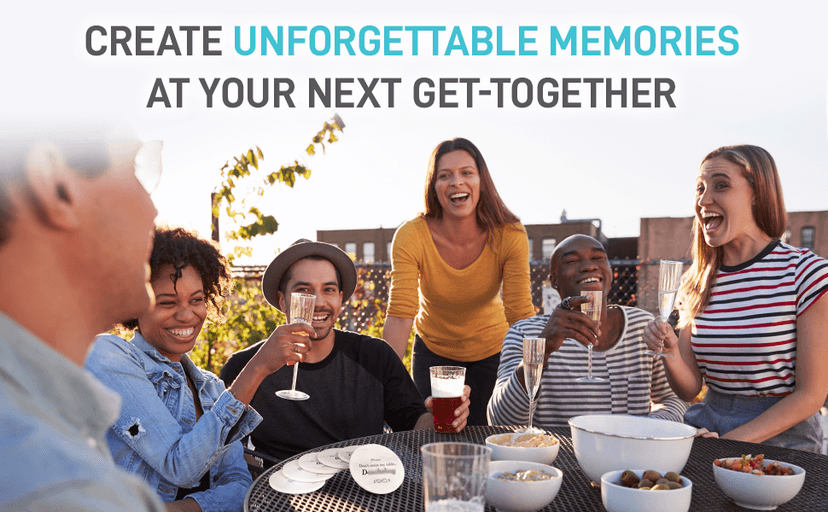 Funny Coasters - Perfect White Elephant Gifts - Unique Gifts for Women Men - Cool Friend Gifts - Secret Santa Gifts - Gag Gifts - Couples Gifts - Funny Housewarming Gifts - Birthday