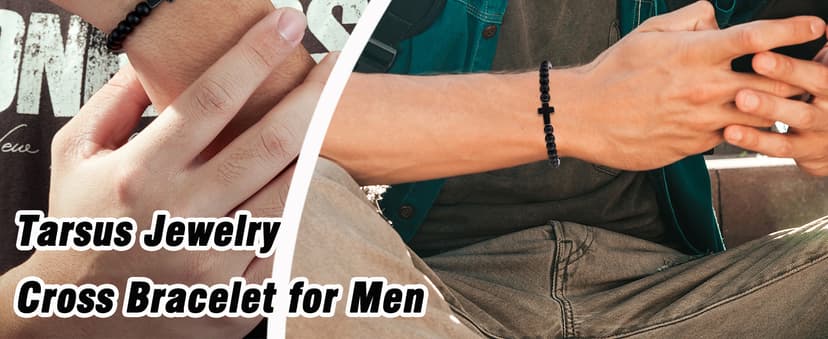 Tarsus Birthday Gifts for Men Teens, You are God's Gift to The World, 16th 18th 21st Birthday Cross Bracelet for Son Grandson Brother