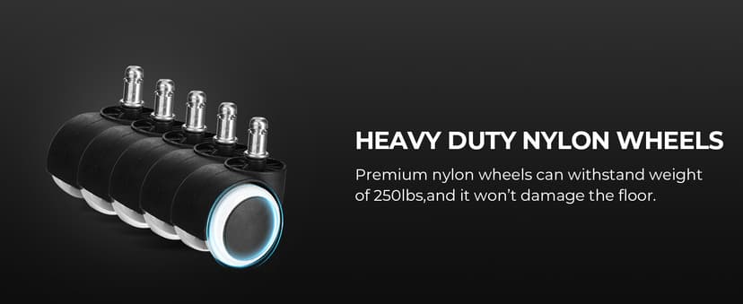 GTPLAYER Gaming Chair, Computer Chair with Footrest and Lumbar Support, Height Adjustable Game Chair with 360°-Swivel Seat and Headrest and for Office or Gaming (White)