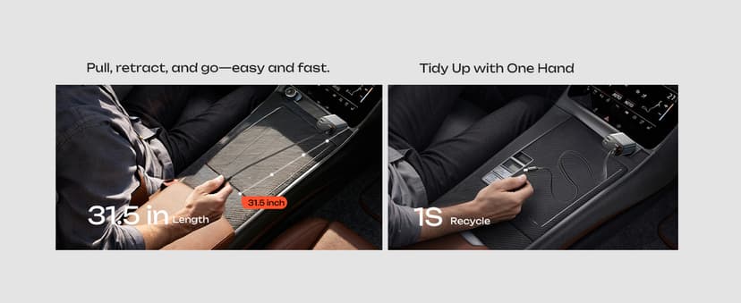 LISEN Retractable Car Charger, 69W USB C Car Accessories Adapter for iPhone 17 USB C Charger Fast Charging, Gifts for Women Men, Travel Essentials, for iPhone 17 Pro Max Air 16 15 14 13 12 Samsung S25