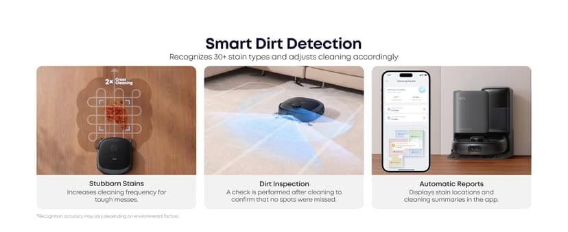 eufy Robot Vacuum E25, HydroJet System with Roller Mop, 20,000 Pa Turbo High Suction, All-in-One Robot Vacuum and Mop Combo for Home, Edge-to-Corner Cleaning, Zero-Tangle Design, AI Obstacle Avoidance