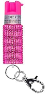 SABRE Runner Pepper Gel, Maximum Police Strength OC Spray, Reflective Strap for Easy Carry & Access, 0.67 fl oz, 4x Longer Spray Time - Up to 13 Seconds Optional Clip-On Alarm & LED Armband Combos