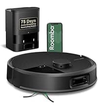 iRobot Roomba 105 Vac Robot Vacuum with AutoEmpty Dock - Self-Empties for 75 Days, Easy to use, Intense Power-Lifting Suction, LiDAR Navigation, Multi-Surface Cleaning, Cleans in Neat Rows